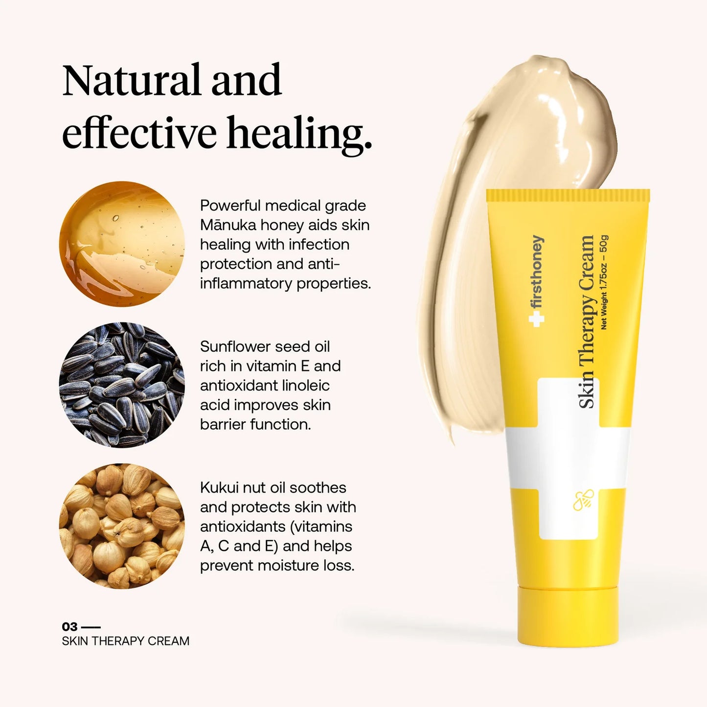 Manuka Wound Ointment, 0.5-1oz, First Honey