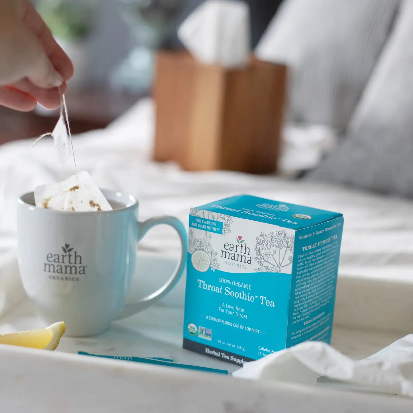 Organic Throat Soothie Tea, Earth Mama