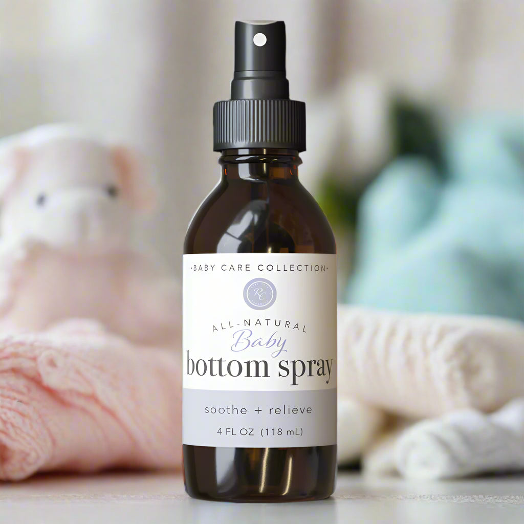 Baby Bottom Spray, Soothe + Relieve, 4oz, Rowe Casa Organics