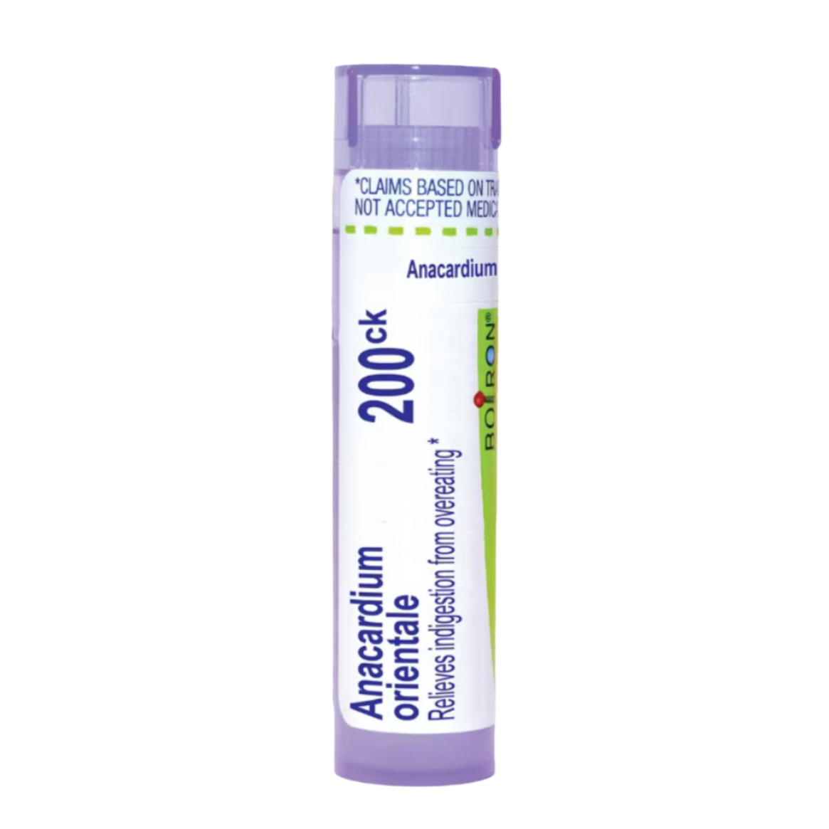 Anacardium Orientale 30C, 200CK, Homeopathic Medicine for Indigestion, Boiron, 80 Pills (Pill Size #40)