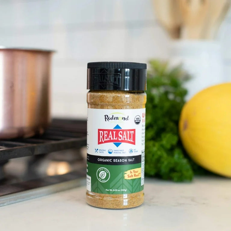 Organic Season Salt, REAL SALT, Redmond Life