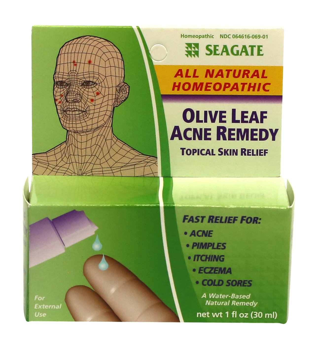 Olive Leaf Acne Remedy 1 oz Bottle