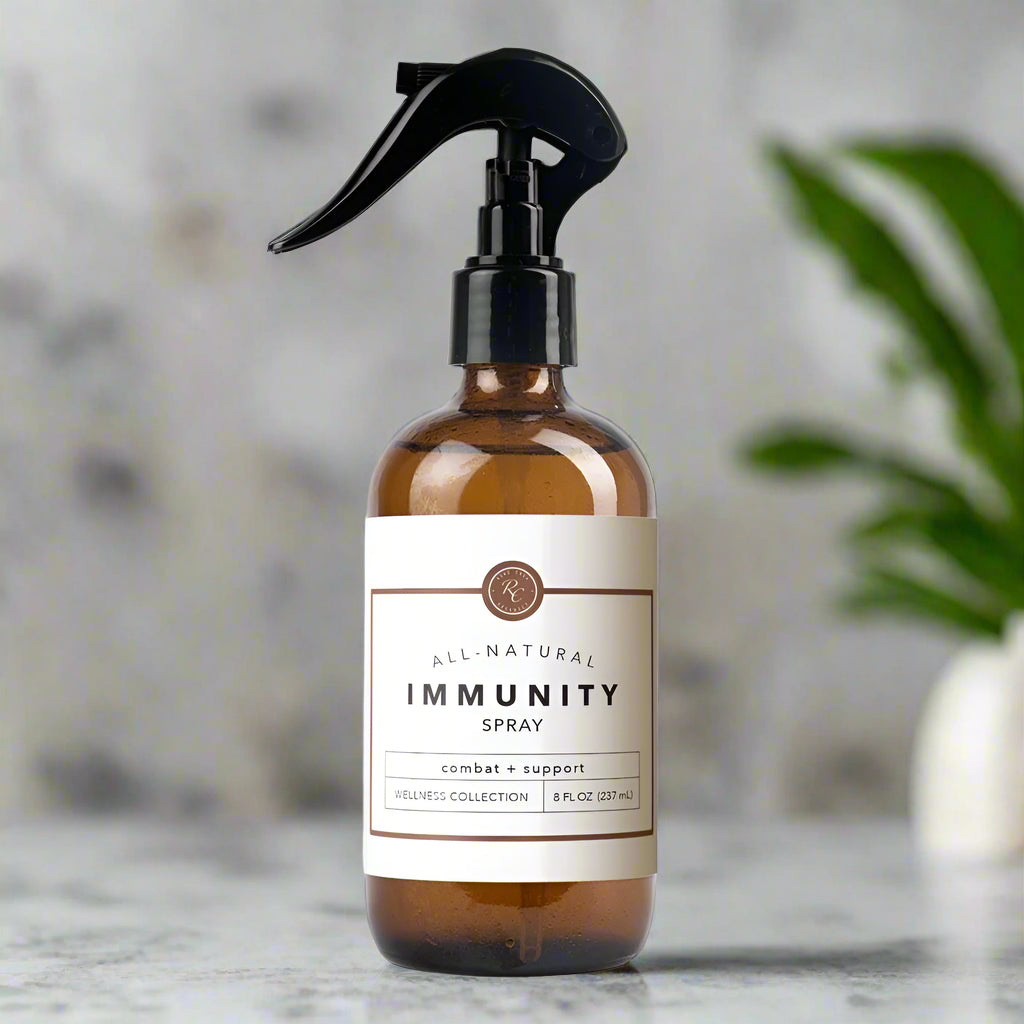 Immunity Spray, Combat + Support, 8oz, Rowe Casa Organics