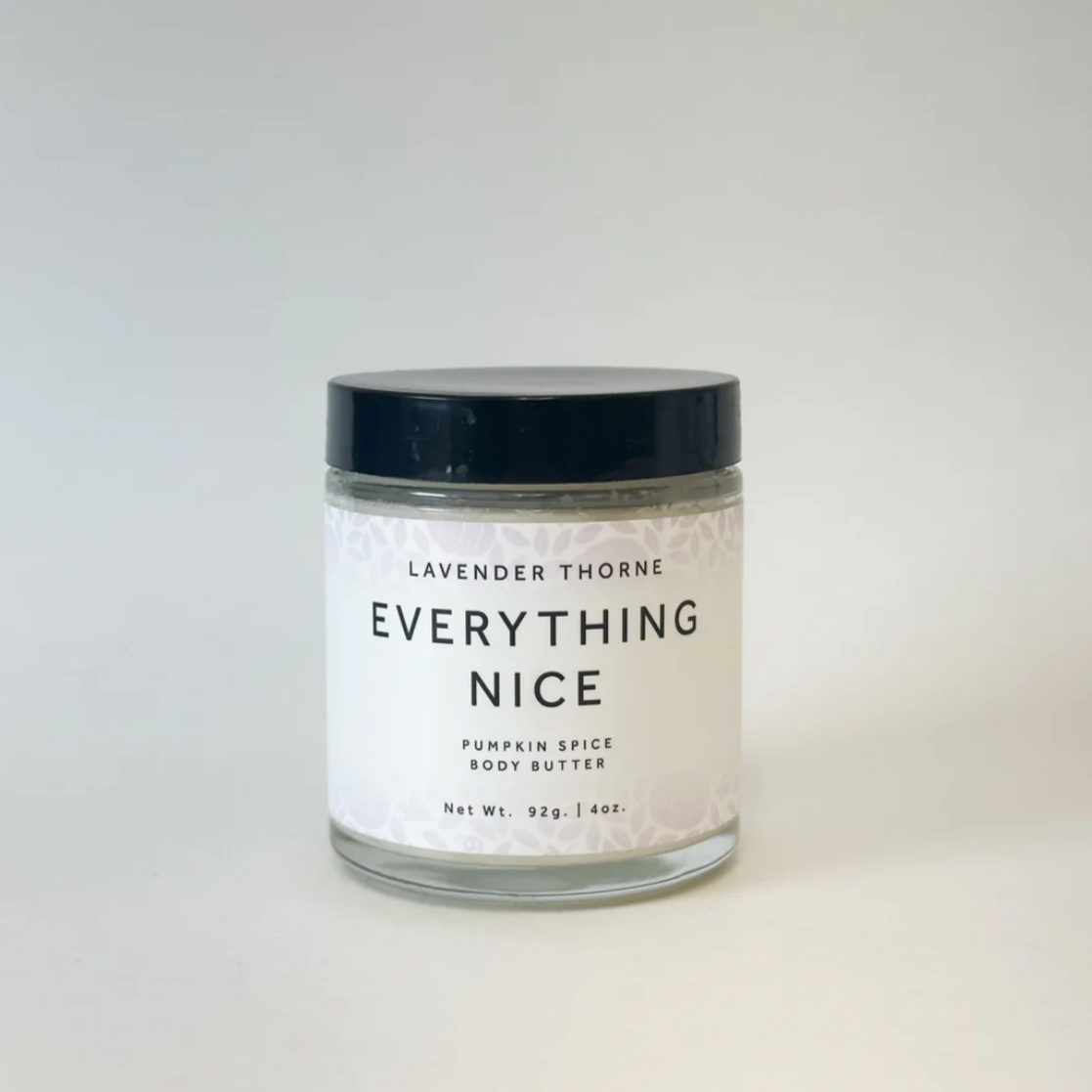Everything Nice - Pumpkin Spice Body Butter, 4-8oz, Lavender Thorne