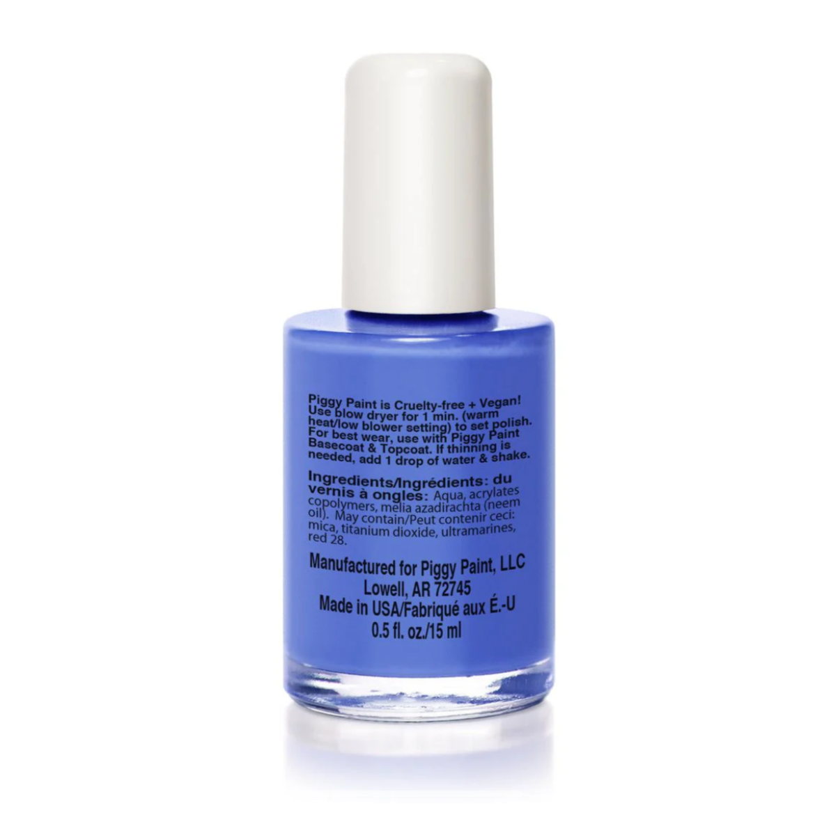 Blueberry Patch - Matte Blue Polish, 0.5oz, Piggy Paint