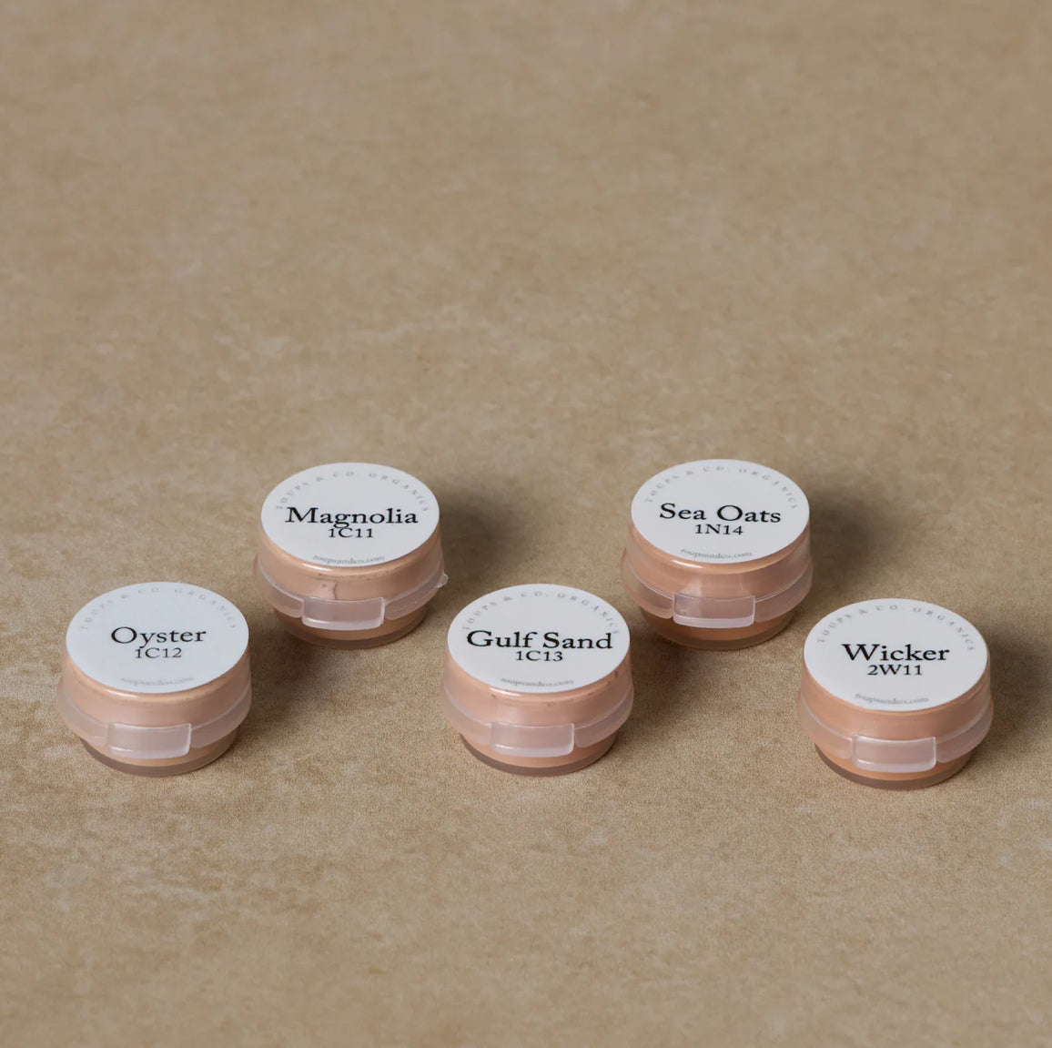 Liquid Foundation Sample Kit, Toups & Co Organics