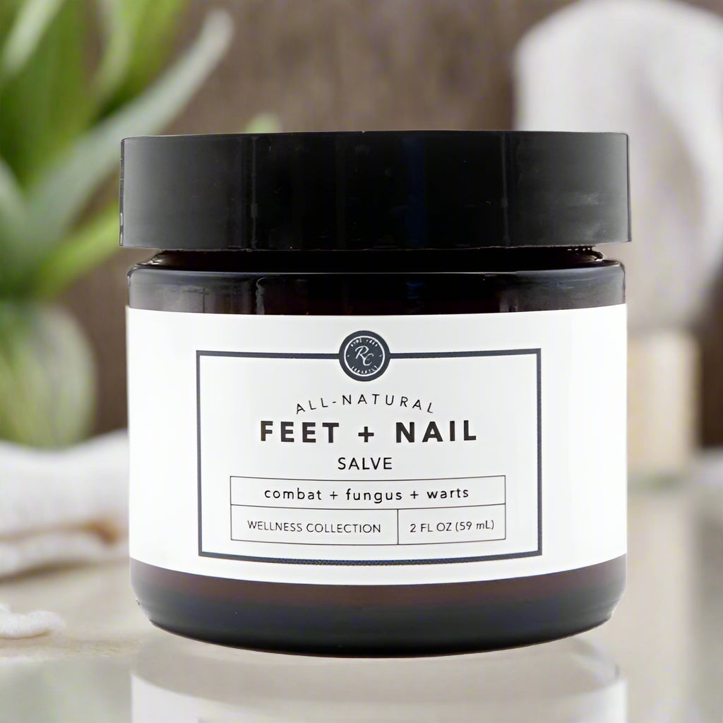 Feet + Nail Salve, Combat + Fungus + Warts, 2oz, Rowe Casa Organics