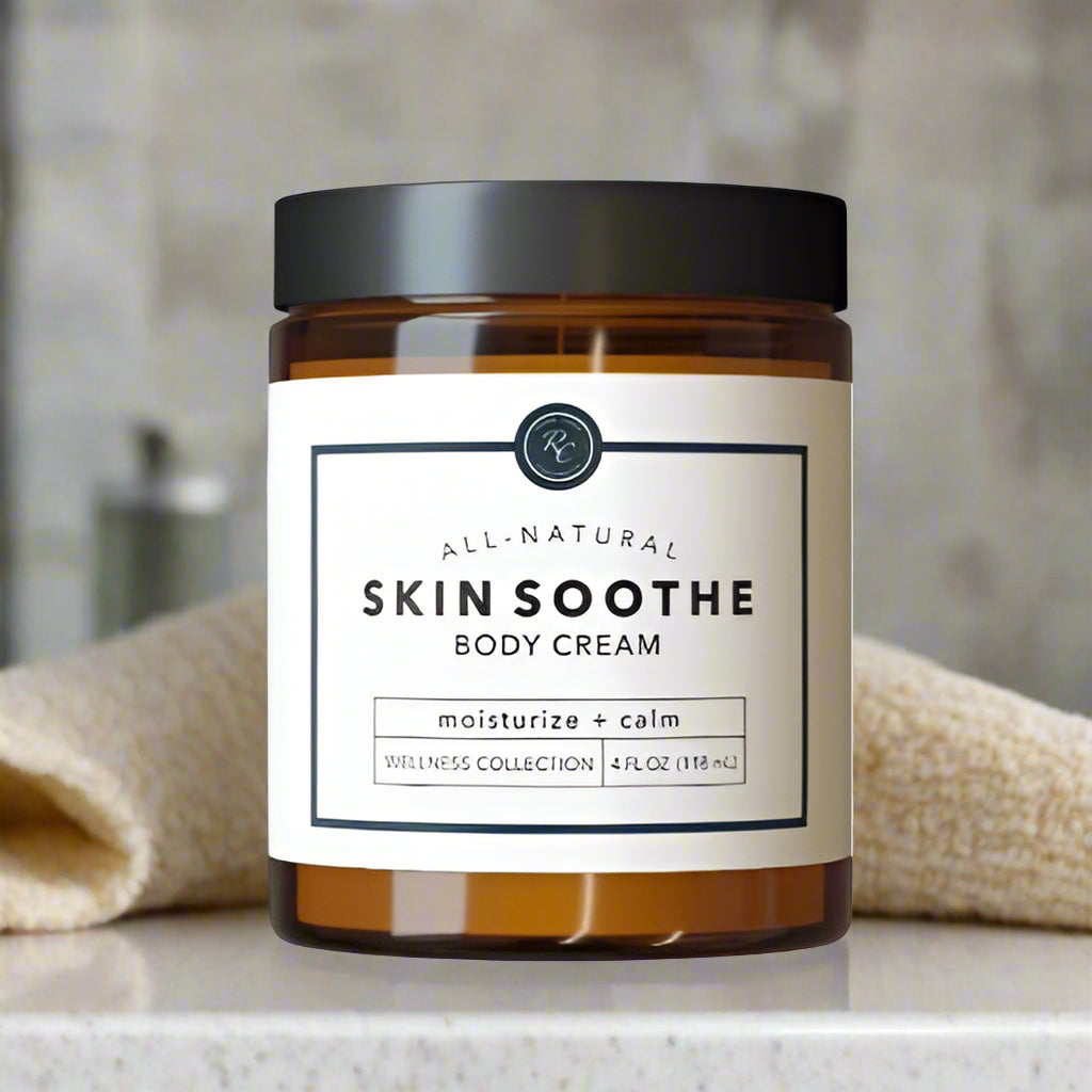 Skin Soothe Body Cream, Moisturize + Calm, 4oz, Rowe Casa Organics