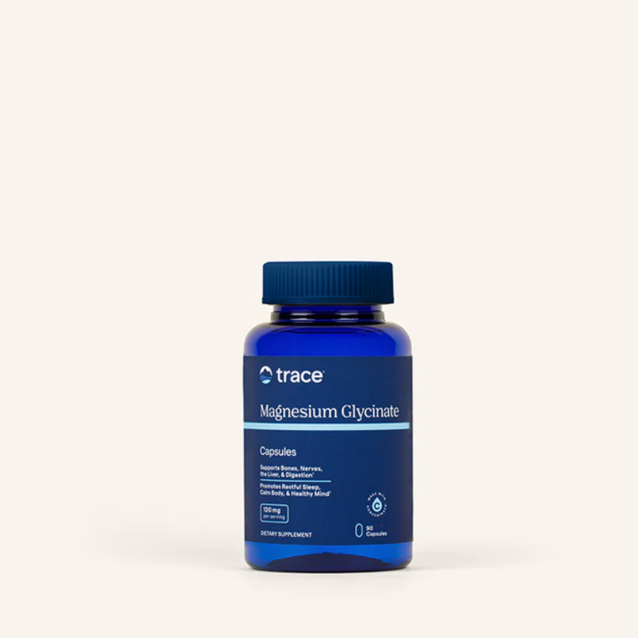 Magnesium Glycinate, 90 Capsules, Trace Minerals