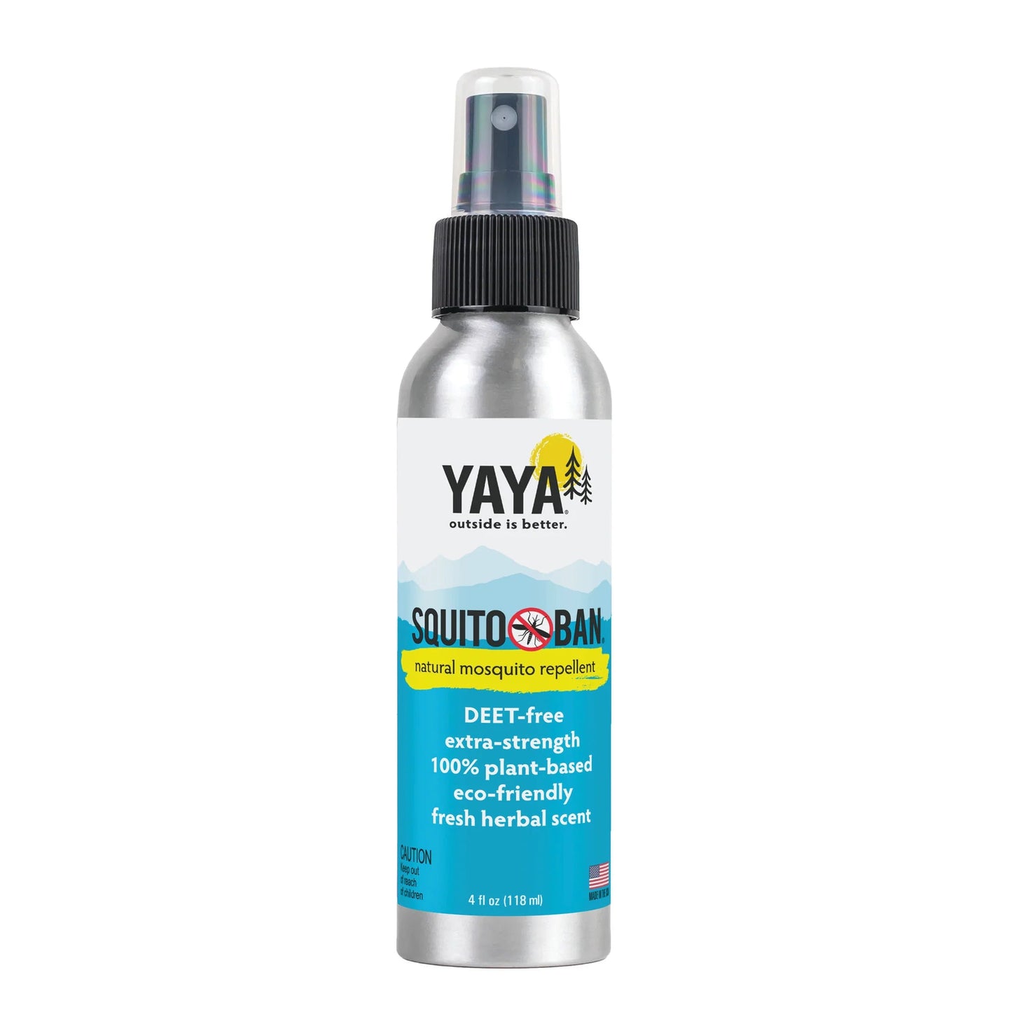 SQUITO BAN All-Natural Mosquito Repellent, YAYA Organics