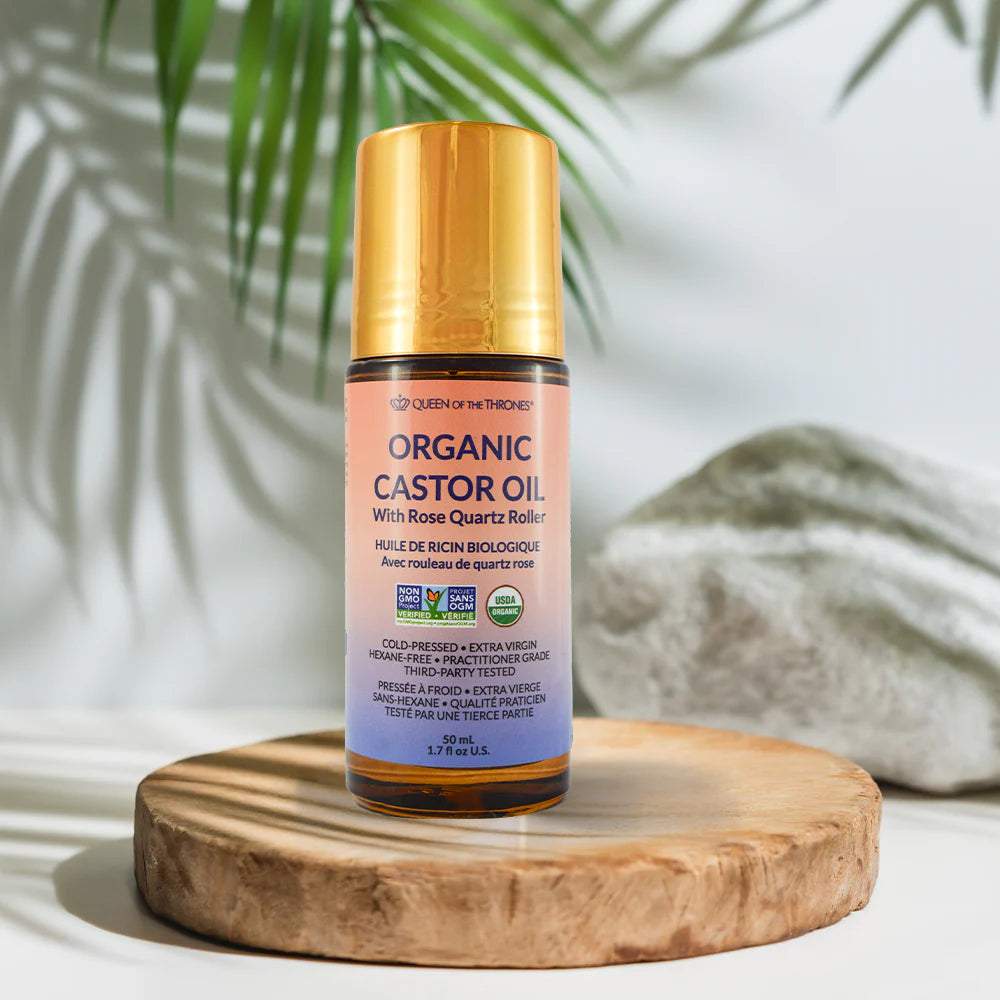 Organic Castor Oil Roll-On 1.7oz (50mL), Queen of Thrones