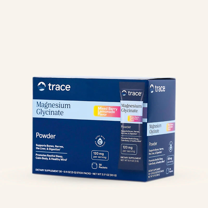 Magnesium Glycinate Powder, Trace Minerals