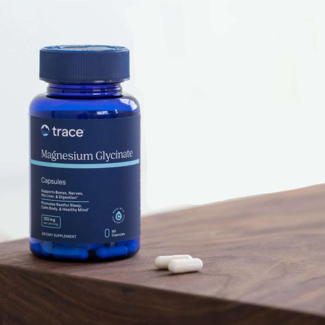 Magnesium Glycinate, 90 Capsules, Trace Minerals
