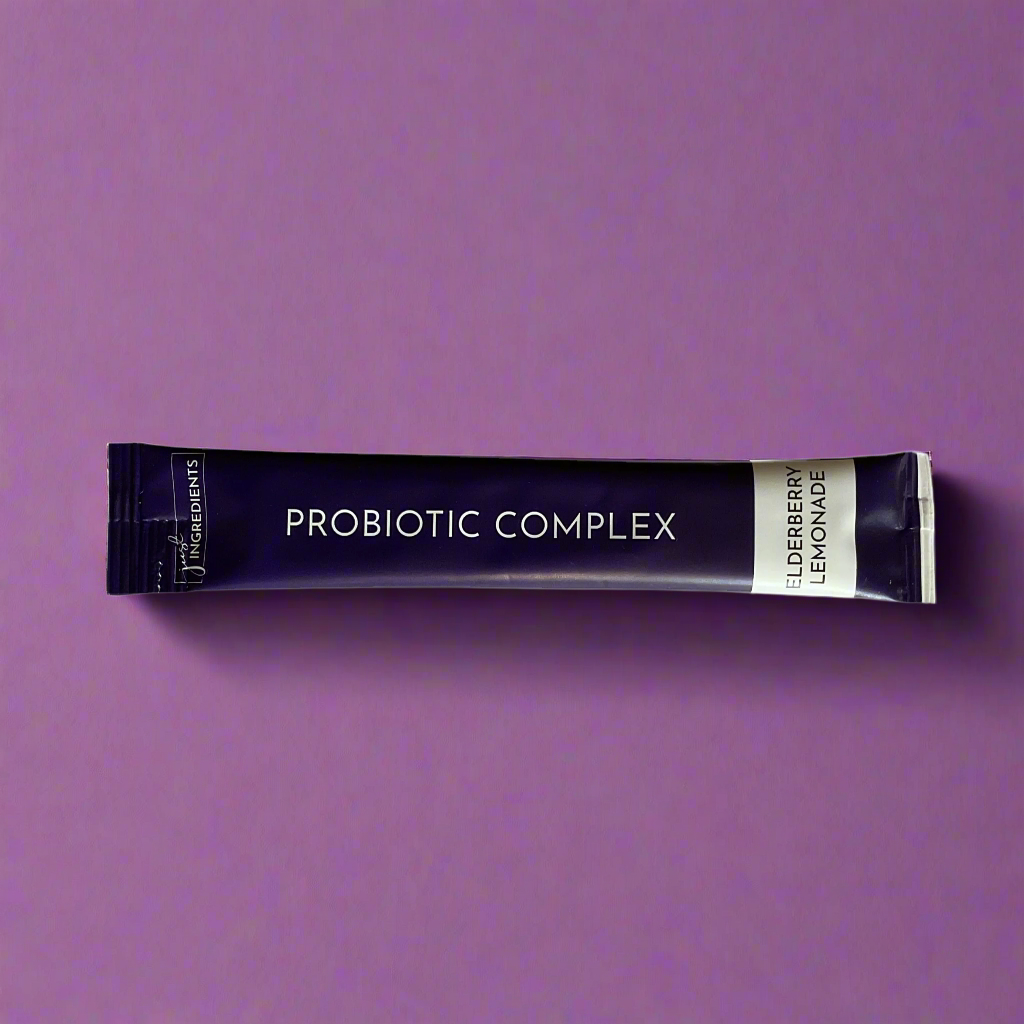 Elderberry Lemonade 3-In-1 Probiotic Complex, Single Serving Stick, Just Ingredients