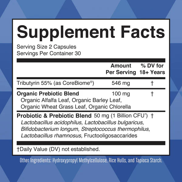 Complete Gut Health, 3-in-1 Prebiotic + Probiotic + Postbiotics, 60 Capsules, MaryRuth Organics