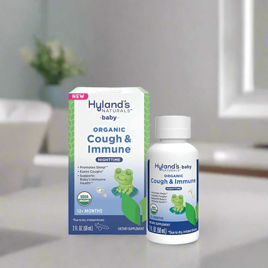 Hyland's Baby Organic Cough & Immune, Nighttime, 2 fl oz