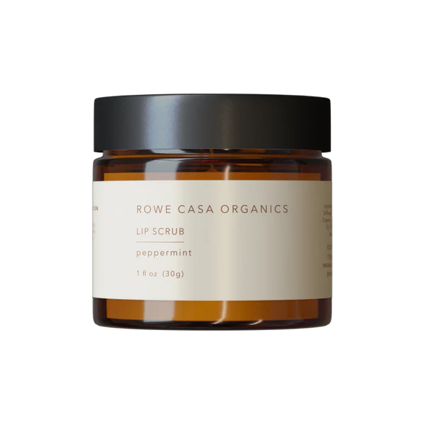 Lip Scrub, Peppermint, 1oz, Rowe Casa Organics