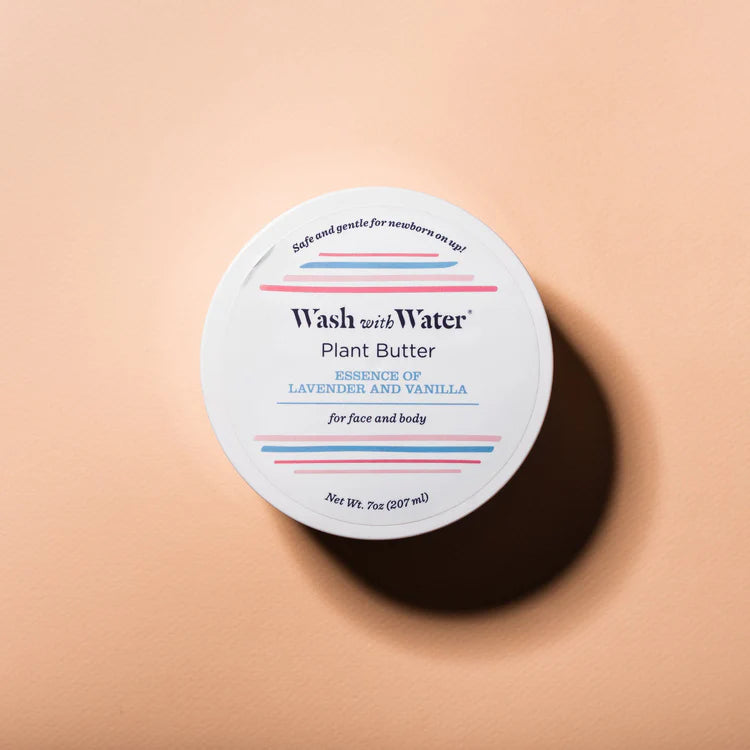 Plant Butter Moisturizer, Lavender Vanilla, Wash With Water