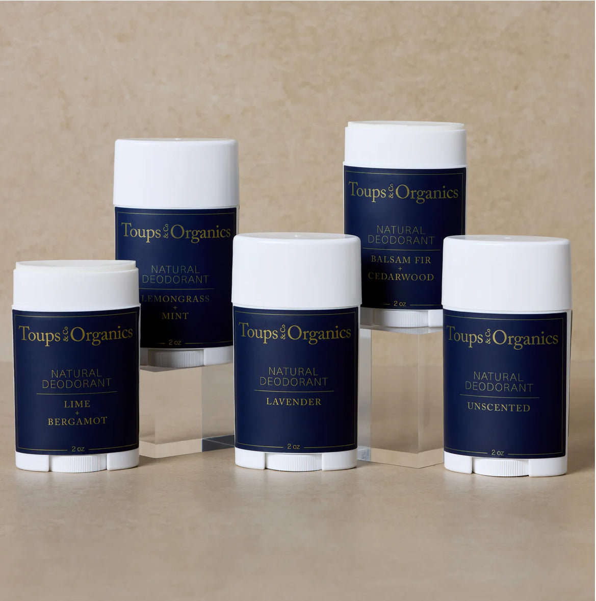 Natural Deodorant, 2oz, Toups & Co Organics
