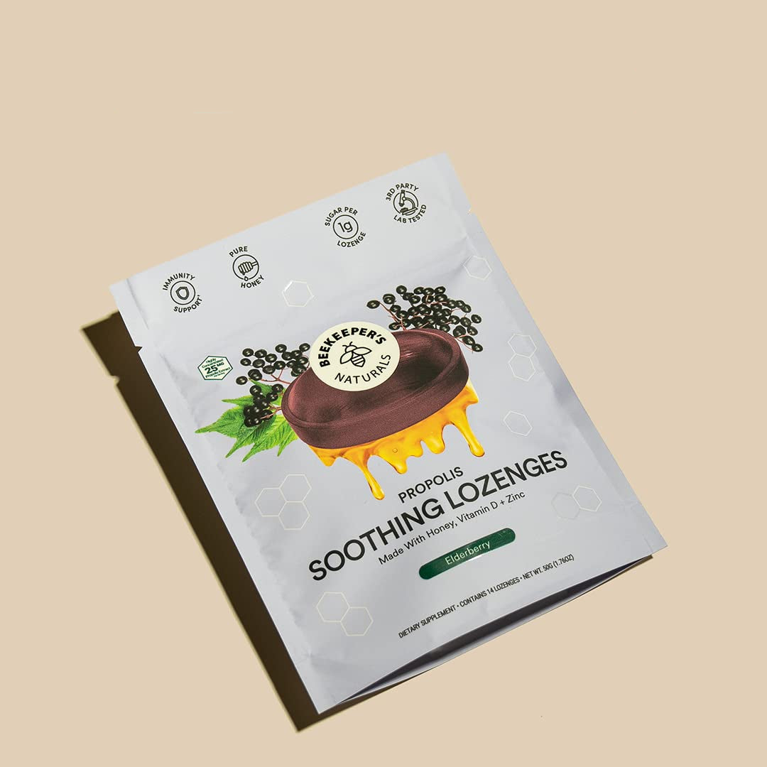 B. Soothed Throat Lozenges, Immune Support, Beekeeper's Naturals