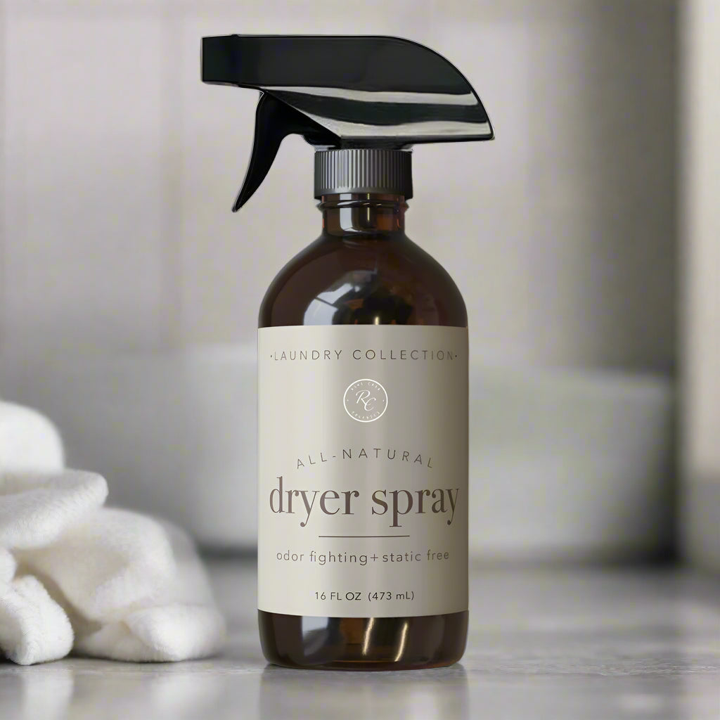 Dryer Spray, Odor Fighting + Static Free, 16oz, Rowe Casa Organics