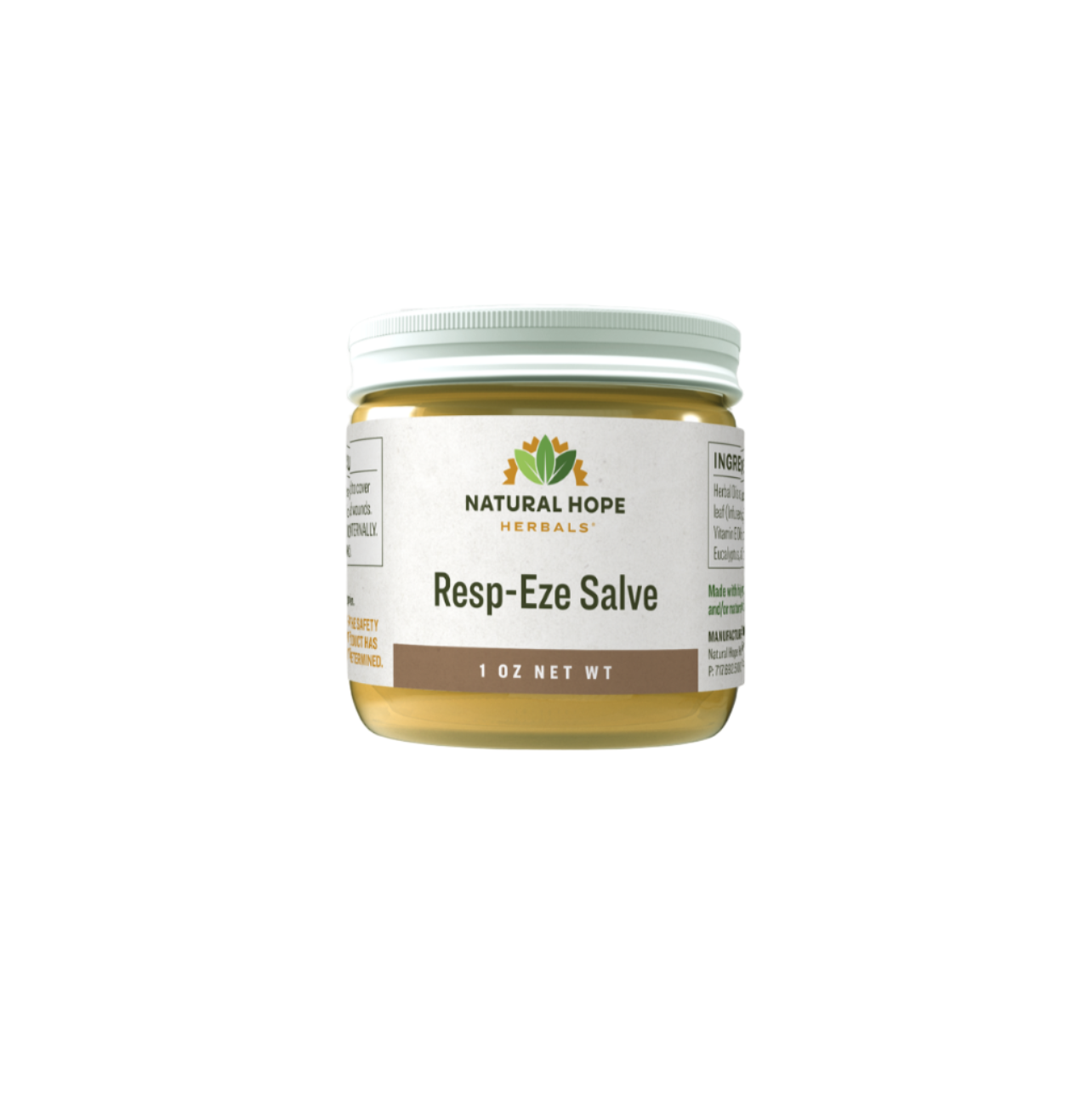 Resp-Eze Salve - Breathe Easy, Sleep Well, 1oz, Natural Hope Herbals