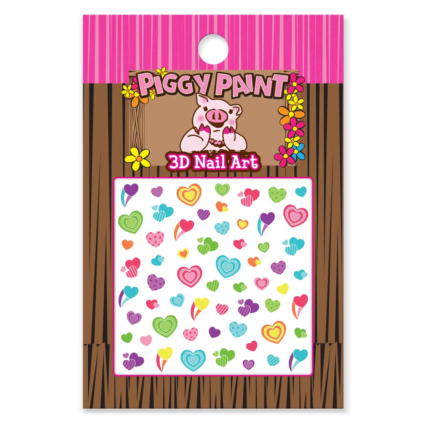 Heart Nail Art, Piggy Paint
