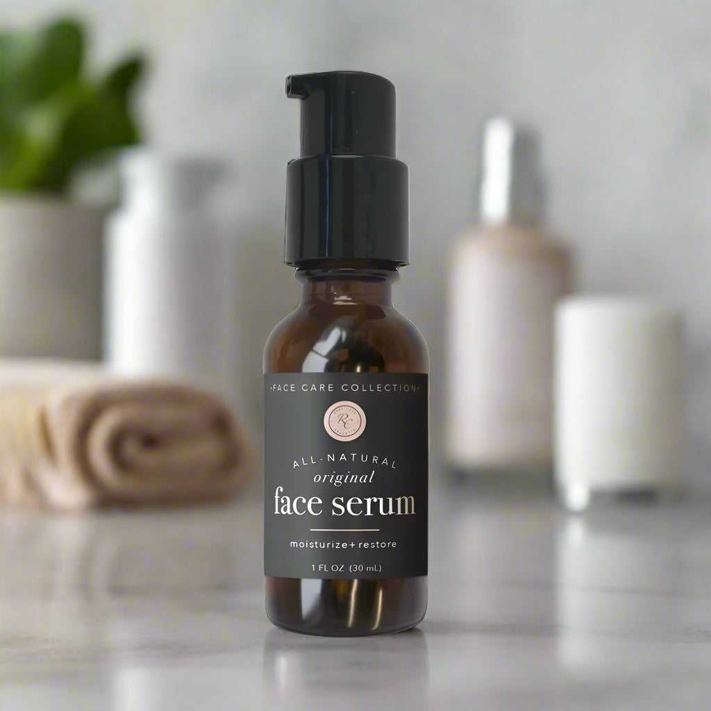 Face Serum with Frankincense, Moisturize + Restore, 30mL, Rowe Casa Organics