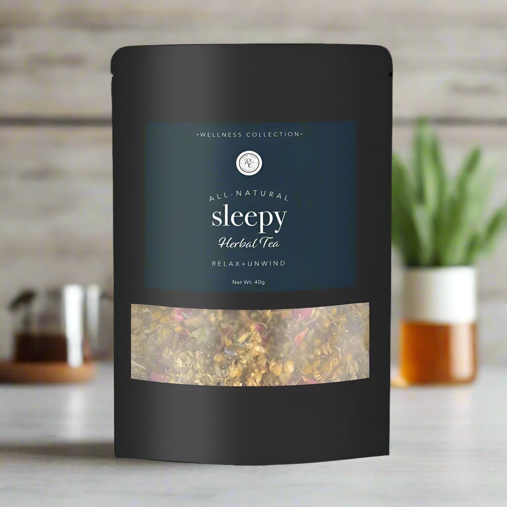 Sleepy Herbal Tea, Relax & Unwind, Rowe Casa Organics