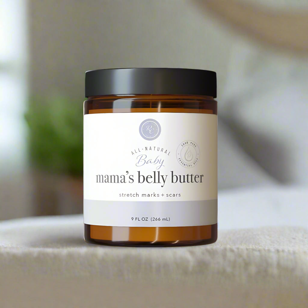 Mama's Belly Butter, Stretch Marks + Scars, 9oz, Rowe Casa Organics