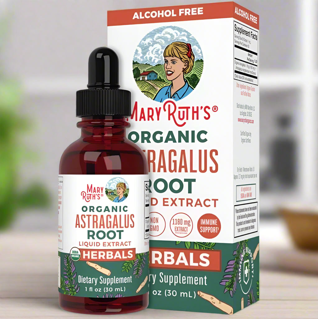 Organic Astragalus Root, Liquid Extract, 1oz, Mary Ruth's