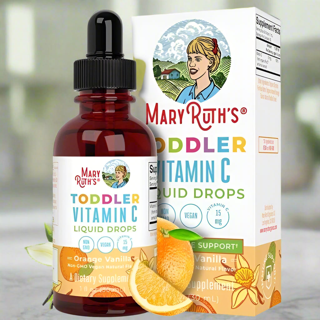 Mary Ruth's Organic Vegan Toddler Liquid Vitamin C, Ages 1-3 Years, 1 oz