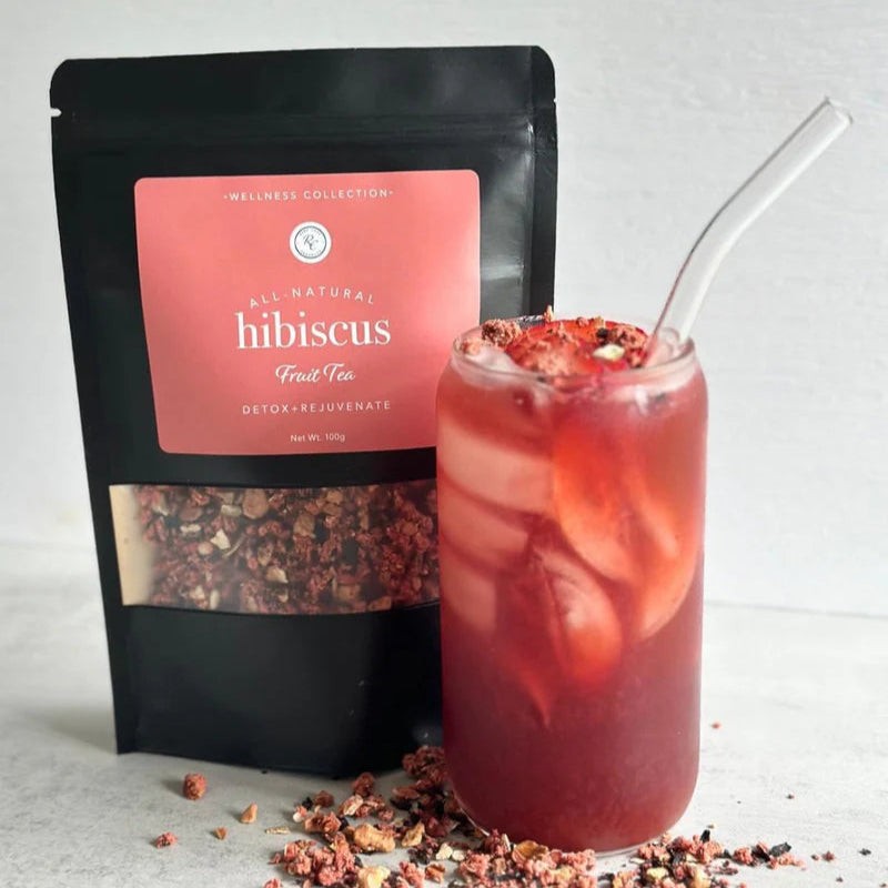 Hibiscus Fruit Herbal Tea, Detox + Rejuvenate, 100g, Rowe Casa Organics