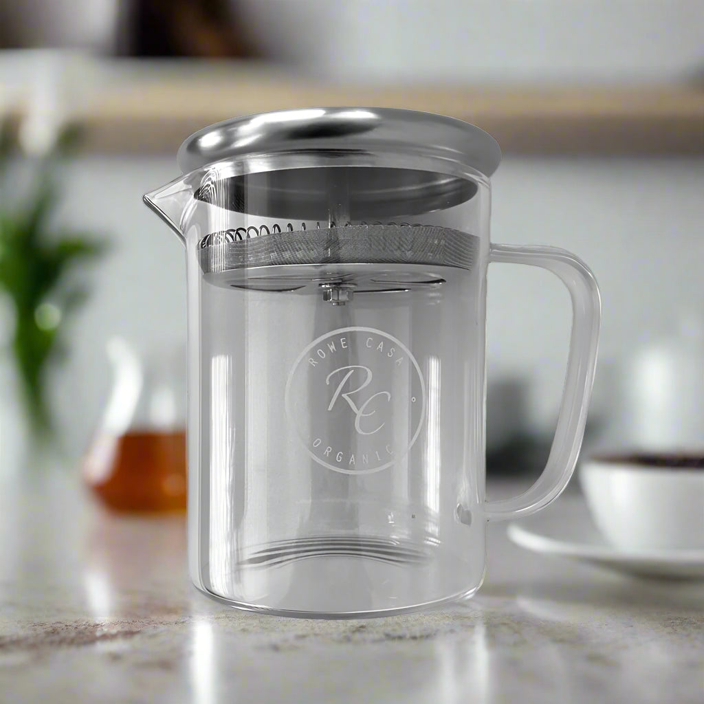 Glass Tea Infuser, 450 mL, Rowe Casa Organics