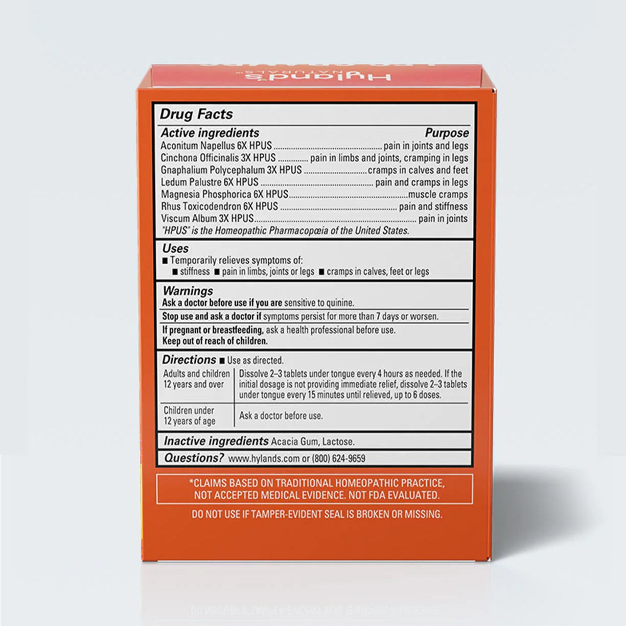 Hyland's Leg Cramps, 100 Tablets