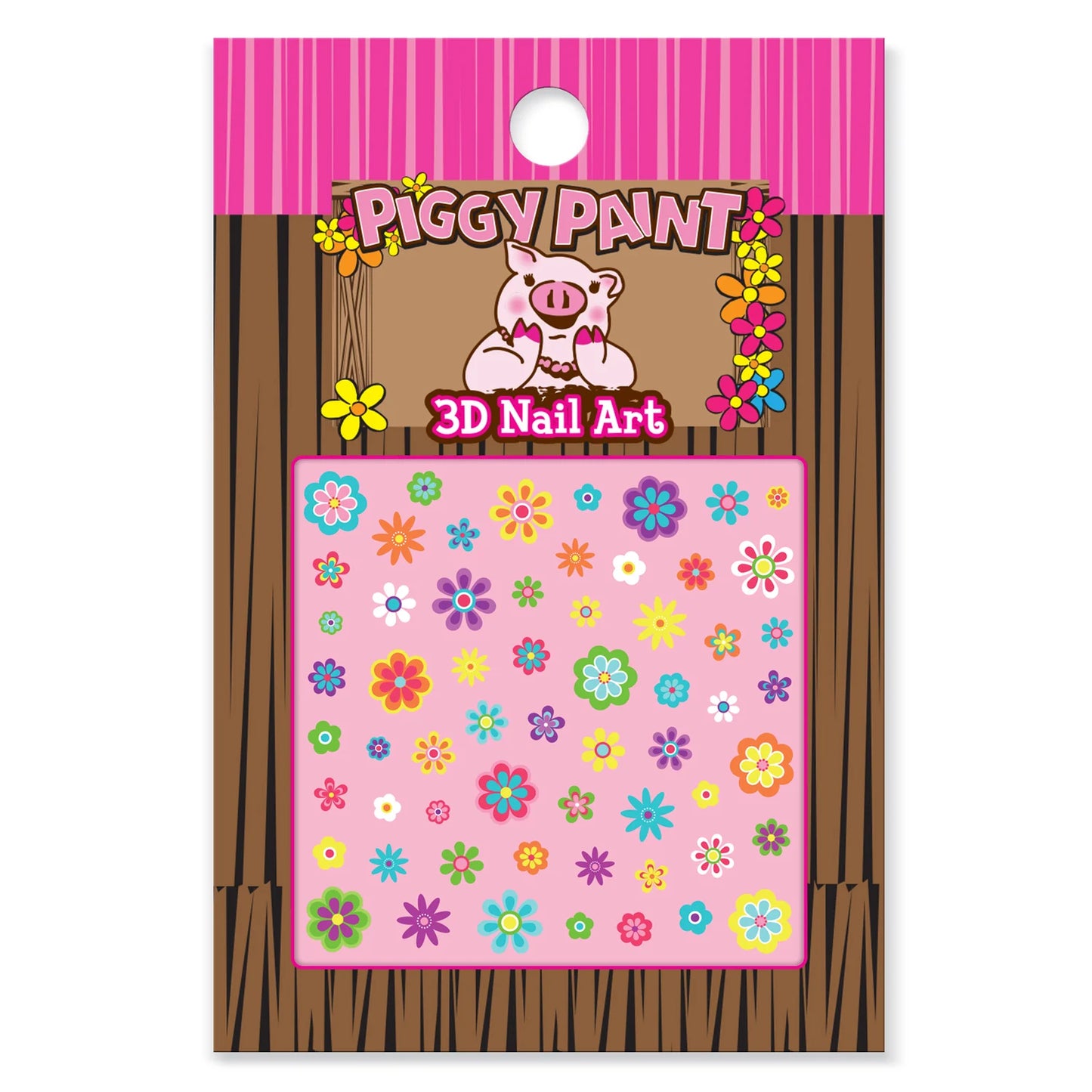 Flower Nail Art, Piggy Paint