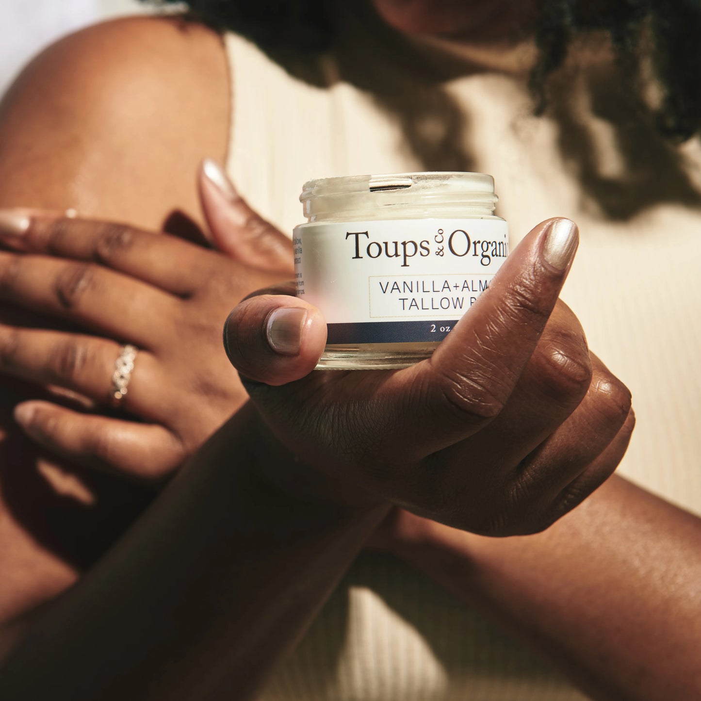 Vanilla + Almond Tallow Balm, Toups & Co Organics
