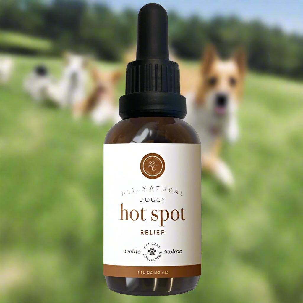 Doggy Hot Spot Relief, Soothe + Restore, 1oz, Rowe Casa Organics