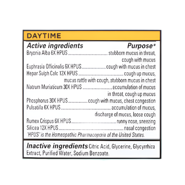 Hyland's Baby Mucus + Cold Relief Daytime