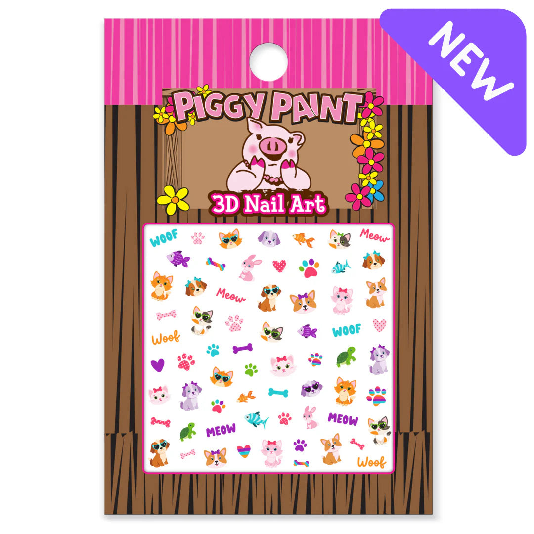 Playful Pets Nail Art, Piggy Paint