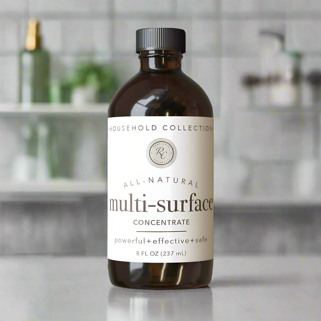 Multi-Surface Cleaner Concentrate, Powerful + Effective + Safe, 8oz, Rowe Casa Organics