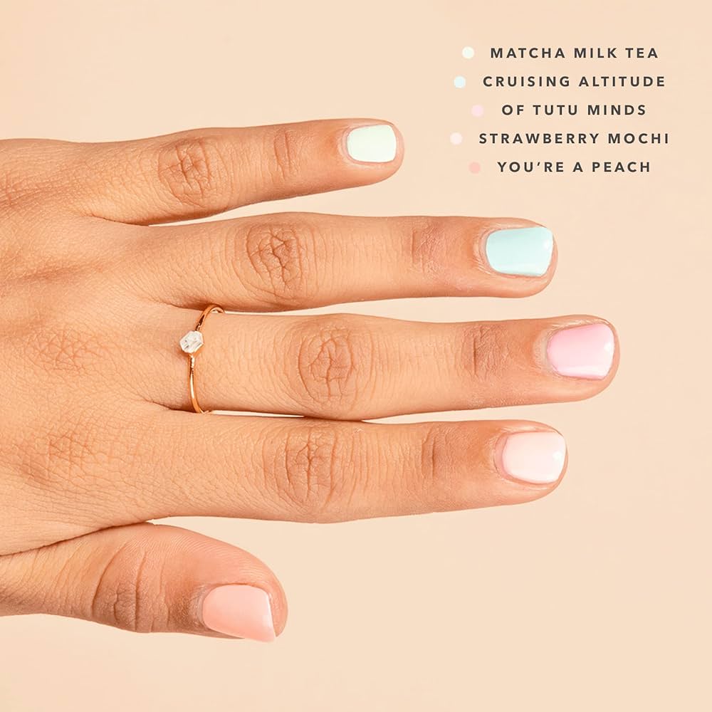 Nail Polish, Zer0 Matcha Milk Tea, .45 fl oz, 100% Pure