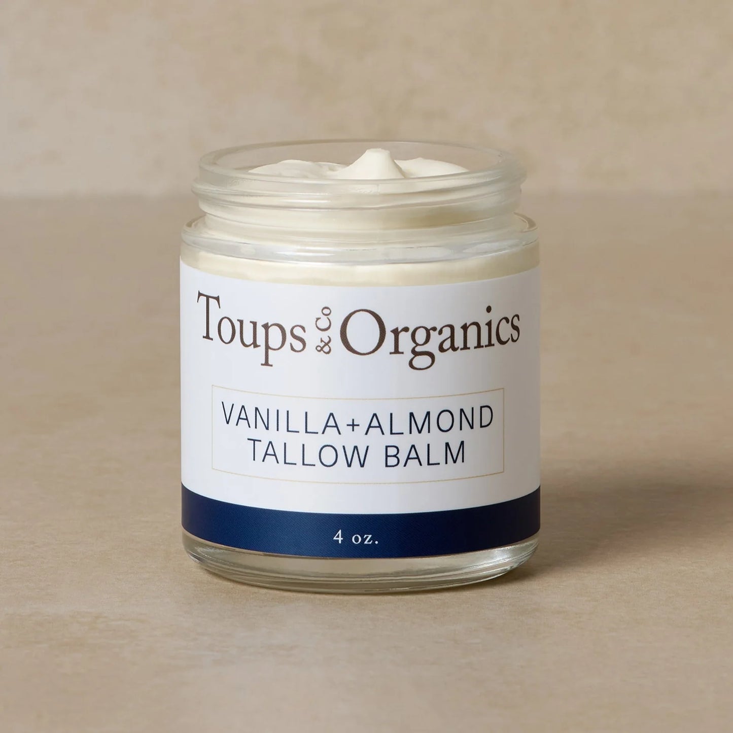 Vanilla + Almond Tallow Balm, Toups & Co Organics
