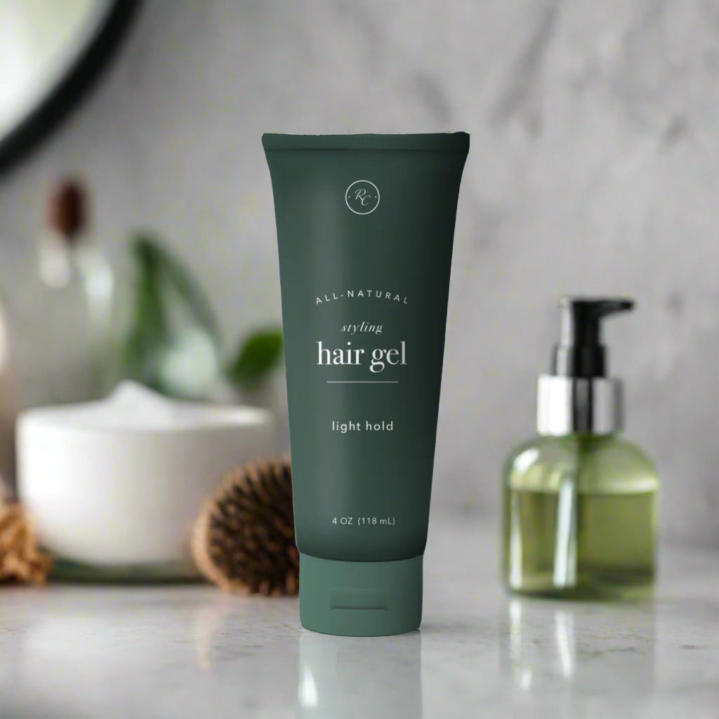 Hair Gel, Light Hold, 4 oz, Rowe Casa Organics