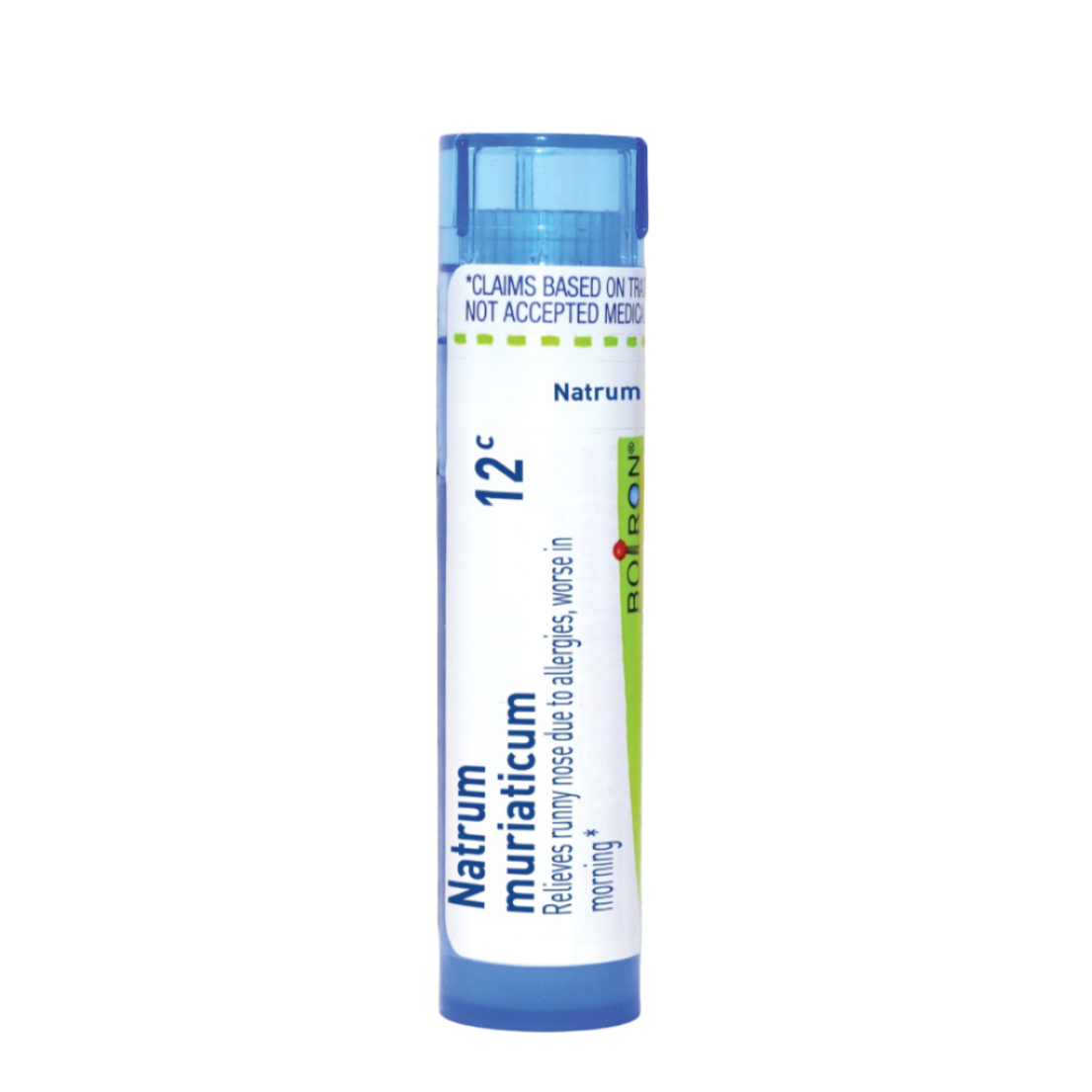 Natrum Muriaticum 12C, 30C, 200CK, 1M, Homeopathic Medicine for Runny Nose Due to Allergies, Worse in Morning, Boiron, 80 Pellets (Pill Size #40)