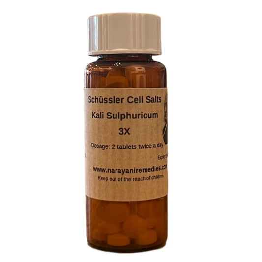 Kali Sulphuricum #7 - Triturated Cell Salts, 3X, Tablets, 14g Vial