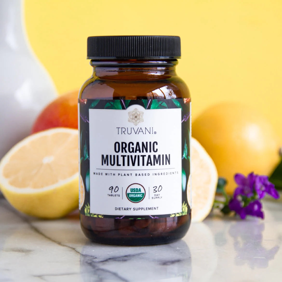 Organic Plant Based Multivitamin, 90 Tablets, Truvani