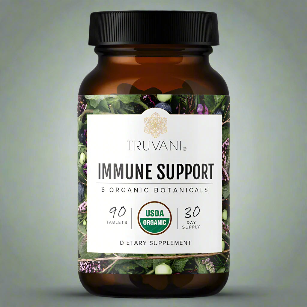 Immune Support, 8 Organic Botanicals, 90 Tablets, Truvani