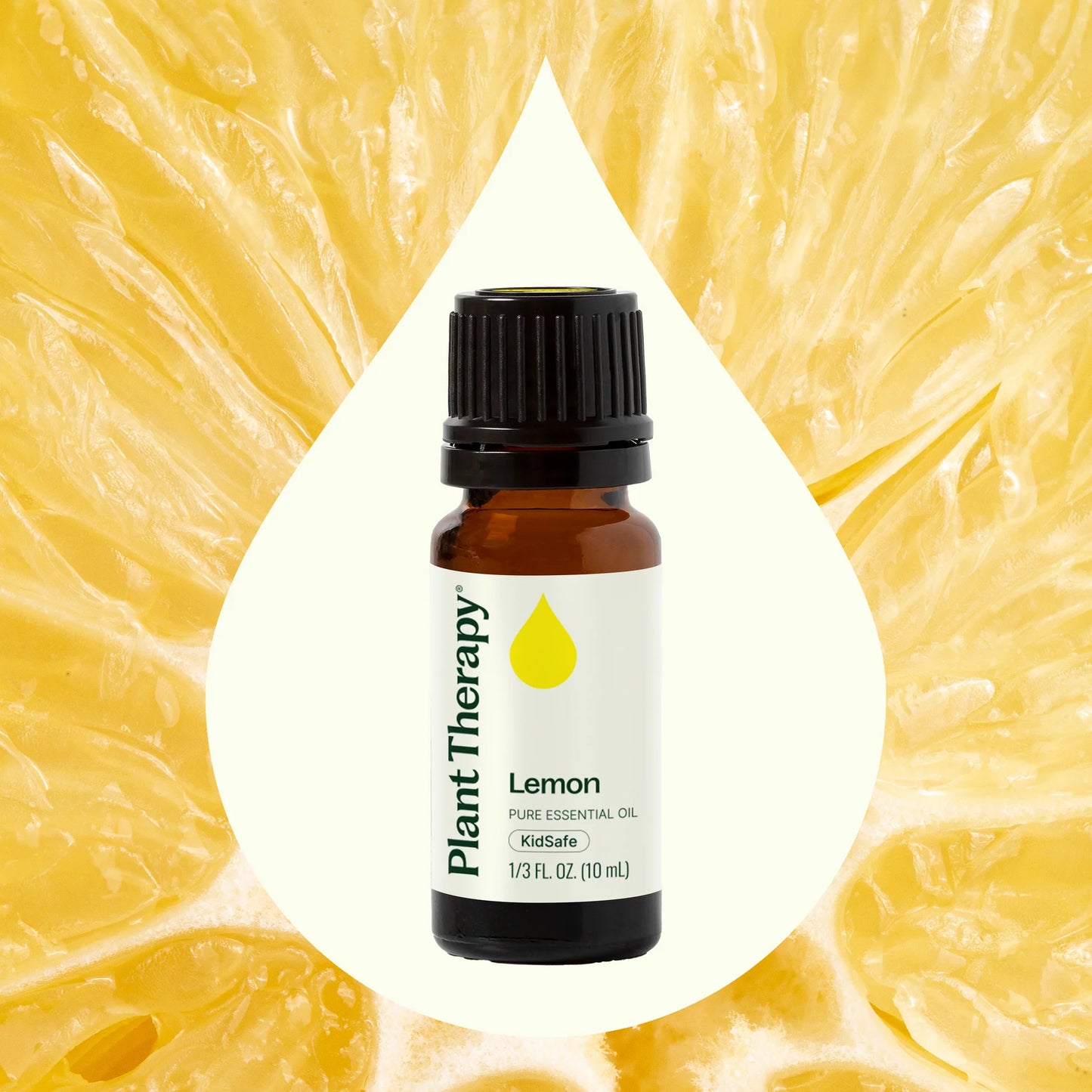Organic Lemon Essential Oil, 10ml, Plant Therapy