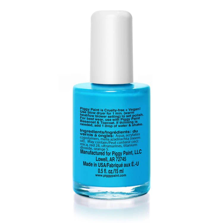 RAIN-bow or Shine - Matte Bright Sky Blue, 0.5oz, Piggy Paint